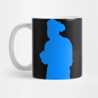 TeachUrb Anime Silhouette Blue Shadowy Figure Mug